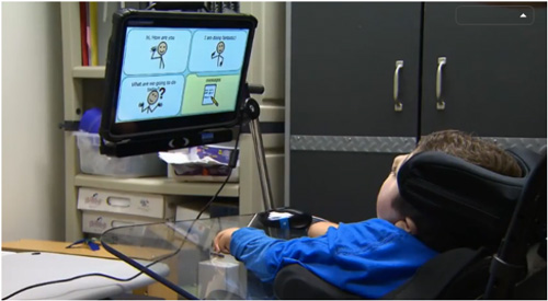 Make-A-Wish Foundation Helps 4-Year-Old Boy Communicate with Eye Tracking Technology